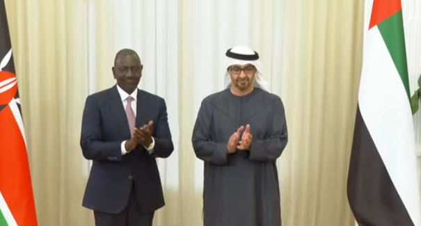 Ruto negli Emirati