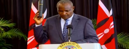 John Mbadi giura per il governo Ruto