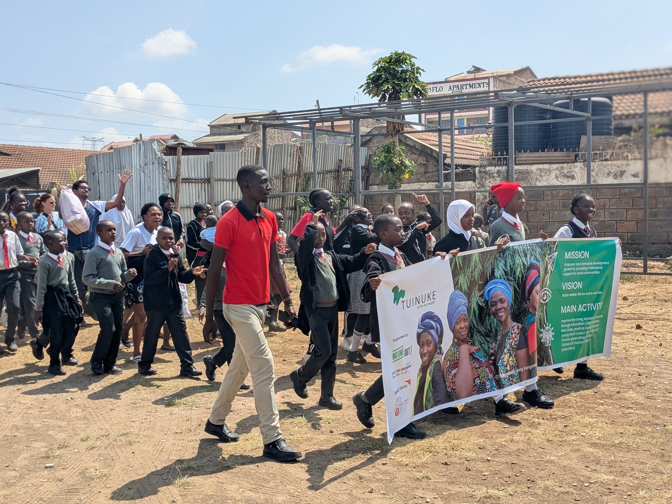 Una memorabile manifestazione a Korogocho