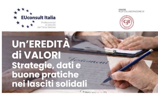 Lasciti, il convegno di EuConsult